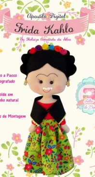 Feltro de Ouro- Frida Kahlo - by Heloiza Armando - Portuguese