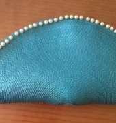 turquoise clutch
