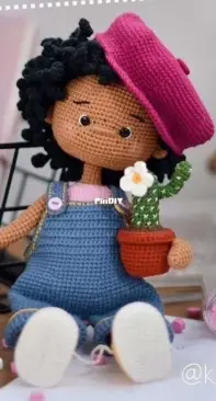 Kru Toys - Kseniya Krupskaya - Cactus with Flower - Free