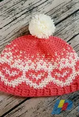 Clusters and Cables - Snowfall Hat