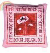 Zweigart Free chart - Poppies Pin Cushion