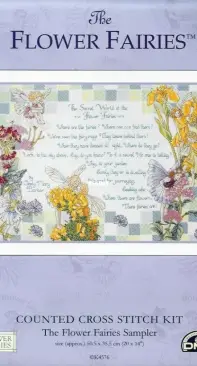 DMC K4576 - The Flower Fairies Sampler PCS