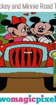 Two Magic Pixels - Mickey and Minnie Road Trip