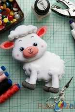 Rukodelion Sheep Felt Pattern Russian
