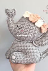 Spin a Yarn Crochet - Jillian Hewitt - Elephant Amigurumi Free Crochet Pattern - Free