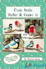 Noia Land-Cute Birds: Robin & Great tit