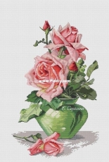 Roses in a Vase by Ekaterina Seryogina