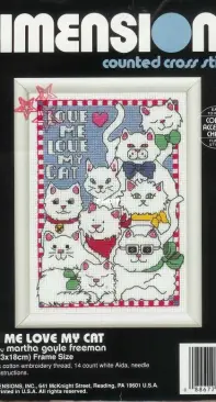 Dimensions Mama Cat Cross-Stitch Kit 11  x 11  70 35395
