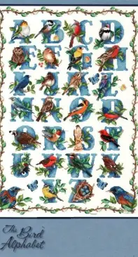 The Vermillion Stitchery 263 - The Bird Alphabet XSD