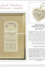 The Victoria Sampler - Small Heirloom Memories Sampler