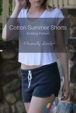 Cotton Summer Shorts by Originally Lovely by Kaitlin Blasing-Free