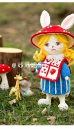 New Mommy Handmade DIY - Su Su Jie Jia - Susan's Family - SA1228 - Alice Rabbit Doll - Chinese - Free