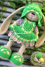 Crochet Bunny Art - Irina Tarasova - Lea Outfit set - Dutch