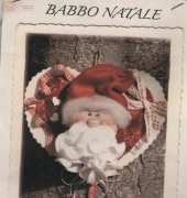 Cuori Di Stoffa - Cuor Feltro Con Babbo Natale - Italian