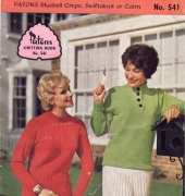 Patons 541. Vintage Women's Sweaters