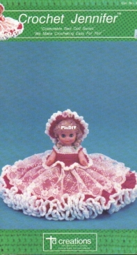 Td Creations BED 798 Collectable Bed Doll Series - Crochet Jennifer