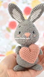 Elisas Crochet - Elisa Sartori - Valentine Bunny - Free