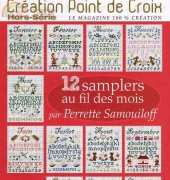 Creation Point de Croix 15 HS - 12 Samplers au fil des mois by Perrette Samouiloff