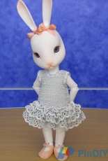Biscuit Bear - Crochet Dress for Bunny Doll - Free