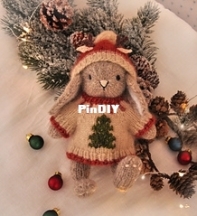 Bunny Christmas Outfit by Irina Ferrer Davydova - Elves World