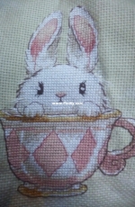 rabbit in a cup finished