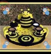 Crafts for Angels Designs - Barbara Maroney - Busy Bee Tea Set