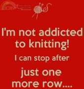 Are you addicted to knitting?