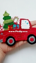 Fancy Infancy Crochet - Maria -  Christmas Truck Applique