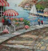 finished Dimensions 35157 cafe by the sea