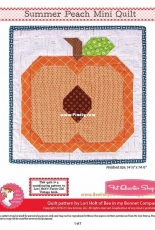 Bee in My Bonnet - Lori Holt - Summer Peach Mini Quilt Pattern