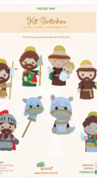 Timart - Kit Santinhos - Portuguese