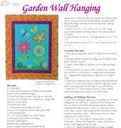 Marsha Moore-Garden Wall Hanging-Free Pattern