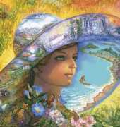 HAED JW1995 - Hat of timeless places  Josephine Wall