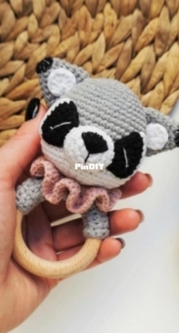 House Sleeping Toys - Maria Kostychenko - Raccoon Rattle