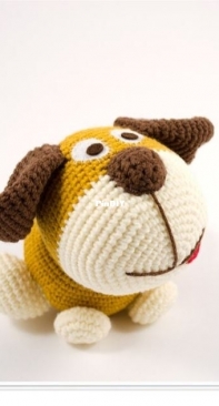 Knitting Kitty Designs - Zoya Dimitrova - Brown dog - English