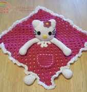 The Knotty Hooker - Hello Kitty Lovey Blankie