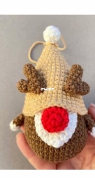 Happy Dolls Handmade - Julia Negovorina - Christmas Gnomes Ornaments Deer - Spanish - Translated