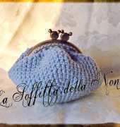 Crocheted coin purse