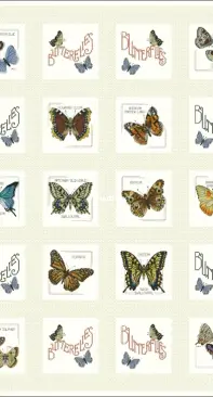 Stoney Creek Collection - Book 510 - Butterflies Collectors' Series Afghan XSD