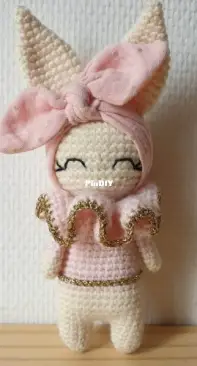 Bunny wearing a headband
