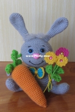 Bunny with flower