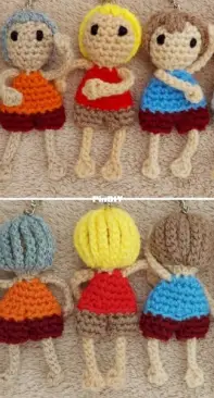 Crochet at Teris - Teri Hamilton - Matchstick Boy Charms - Free