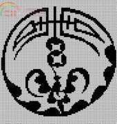 Artecy Cross Stitch - Shou, Coins and Bat