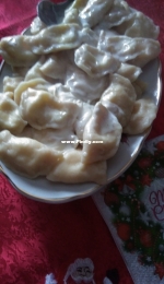 Dumplings with cottage cheese