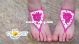 Jayda Institches - Barefoot Flower Sandals Pattern - Free