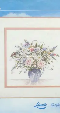 Lanarte 33878 Flowers in Blue Vase PCS