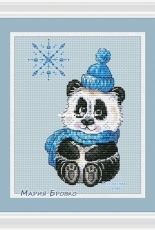 Winter Panda, Boy - Winter Panda, Girl by Maria Brovko - Free