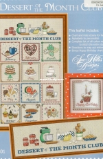 Sue Hillis Designs L801 - L802 - L803 - L804 Dessert of the Month Club - Complete XSD