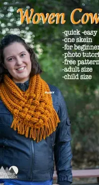 Winding Road Crochet - Lindsey Dale - Woven Cowl - Free