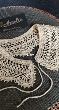 lenamasterica - Elena Bojkova - Елена Божкова - Amelie Lace Collar - Воротник Амели - Russian